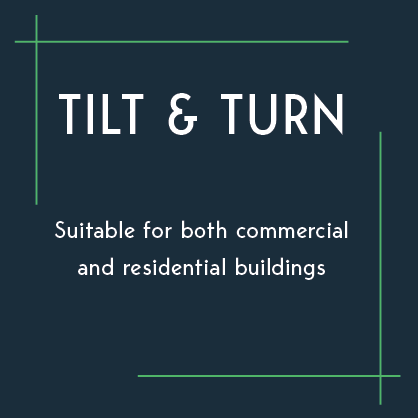 Aluminium Tilt & Turn Windows